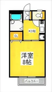 カレッタS【1階】の間取り
