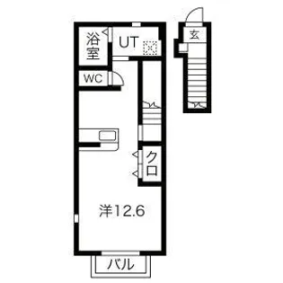 P.court【2階】の間取り