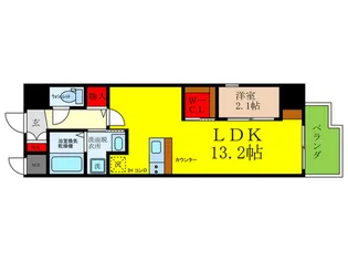 ONLYONE池田新町【6階】の間取り