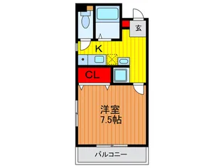 シャトレー本町【3階】の間取り