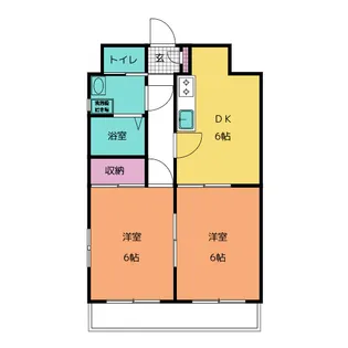 南浦和岡昭マンション【3階】の間取り