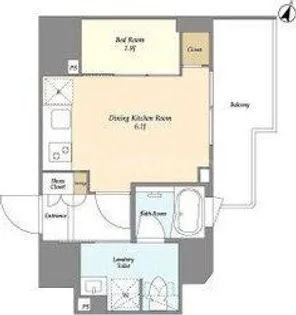 KDXレジデンス本蓮沼【8階】の間取り