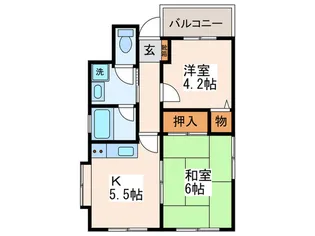 プレステ-ジ中山【4階】の間取り