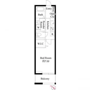 ウィステリア橋本【2階】の間取り