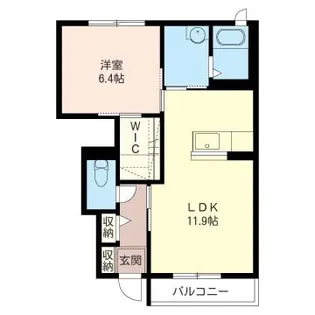 アルベール01【1階】の間取り