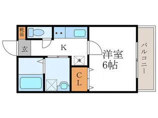U-ハイツ【1階】の間取り