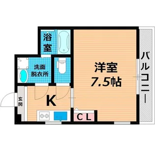 シャルム千林2番館【1階】の間取り