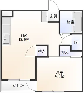 井上ビル【4階】の間取り