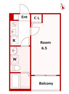 HACK HOUSE 洲崎町【2階】の間取り