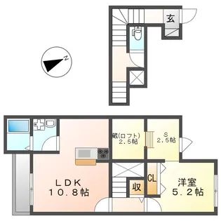 Monreve【2階】の間取り