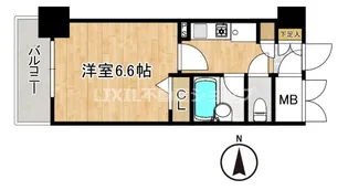 ダイアパレス高田本町【4階】の間取り