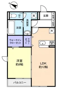 コミチノカーサ【2階】の間取り