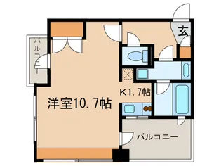 レジディア市ヶ谷【2階】の間取り
