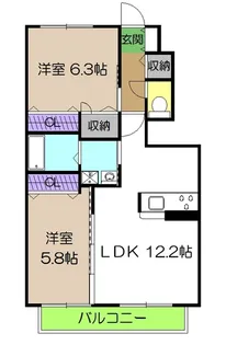 シャーメゾン・コディーノB棟【1階】の間取り