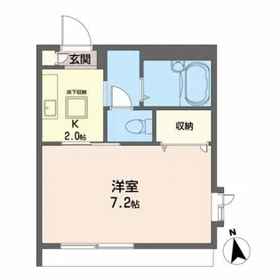 ラ・カパンナII【1階】の間取り