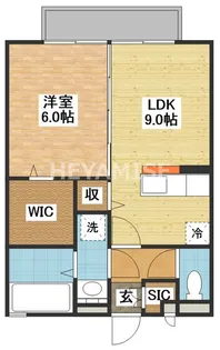 ルミナーレ栄田【1階】の間取り