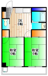 グリーンハイツ第1わたや【1階】の間取り