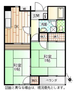 アピア斉藤【2階】の間取り