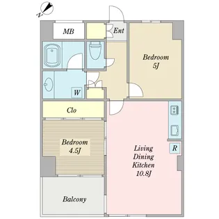 一之江Sビル【3階】の間取り