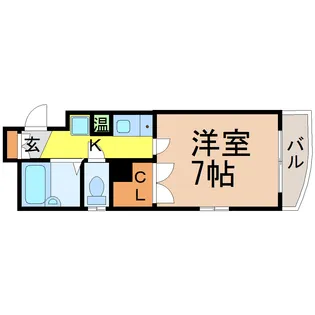 プチメゾン桜山【3階】の間取り