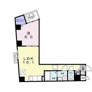 ファーストプレイス【5階】の間取り