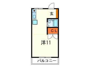 ト-ヤマンション【2階】の間取り