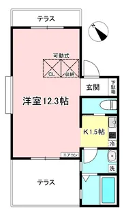 シエークル21【1階】の間取り