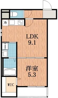 フジパレス加美東II番館【1階】の間取り