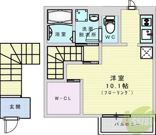 ダイワ・メゾン・三国本町2【2階】の間取り