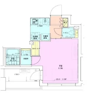 門前仲町レジデンス六番館【10階】の間取り
