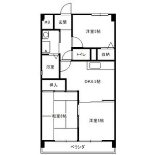 エクセルハイツ尾頭橋【5階】の間取り
