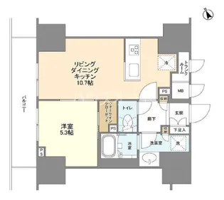BLESS蔵前【7階】の間取り