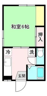 グリーンハイツ大和【2階】の間取り