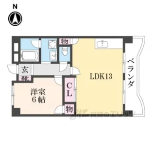 グランデあんご【2階】の間取り