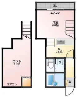パークプレイス壱番館【1階】の間取り