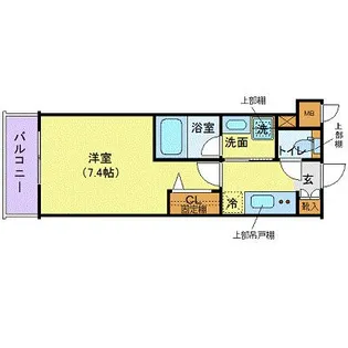 ハーモニーレジデンス品川高輪【3階】の間取り