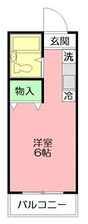 パレス西湘海岸B棟【2階】の間取り