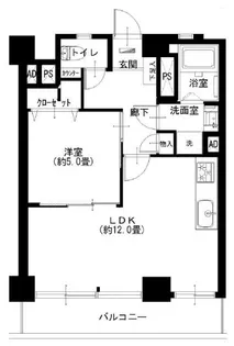 MSマンション【8階】の間取り