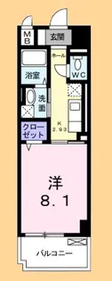 クラール和光【4階】の間取り