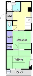 メゾンくすのき台【2階】の間取り