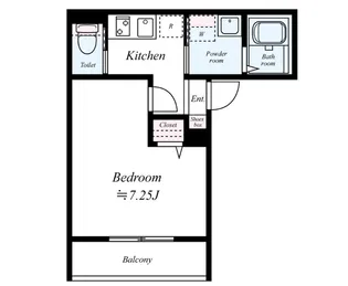 GRADUS勝田台【3階】の間取り