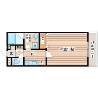 ドミトーレ6-4【1階】の間取り