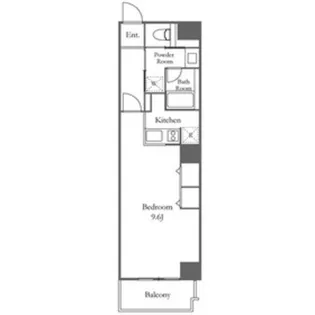 六本木ビュータワー【11階】の間取り