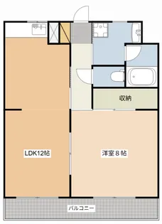ゼフィール【5階】の間取り