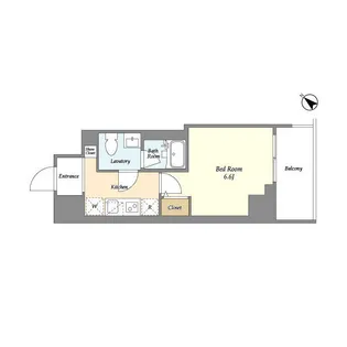 プライマル戸越銀座【5階】の間取り