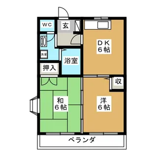 ロジュマン名瀬【3階】の間取り