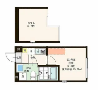 REWLOOLA下石神井【2階】の間取り