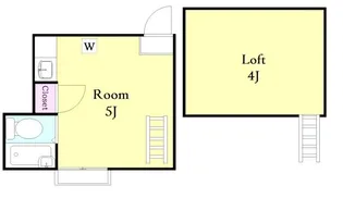 ライフピア香【2階】の間取り