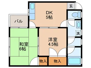 ハイツスズキ【2階】の間取り