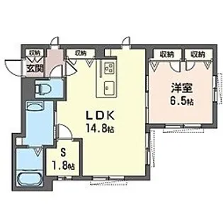 ショコラブラウン エヌ ケー【1階】の間取り